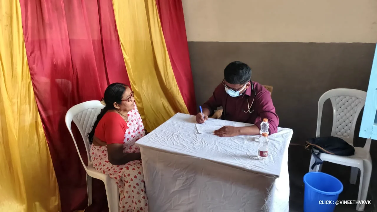 Medical camp at Nalgonda